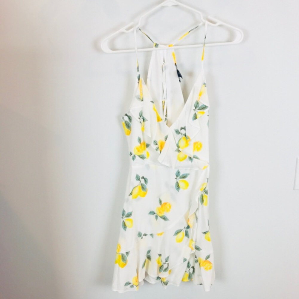 Forever 21 Lemon Print Sun Dress- NWOT
